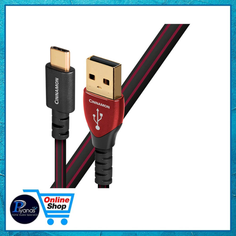 สาย USB AUDIOQUEST : USB CINNAMON (C TO A) (USB 2.0) (0.75 เมตร)